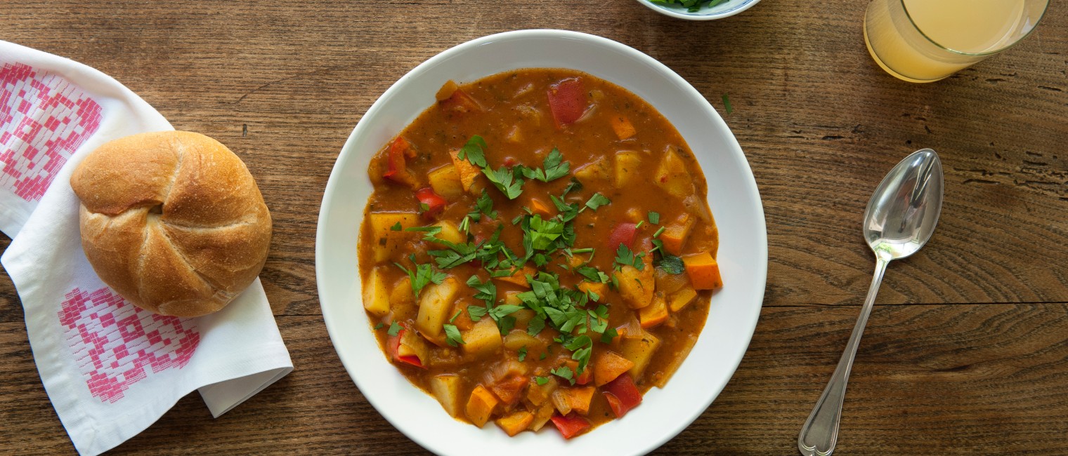 Kürbis Gulaschsuppe