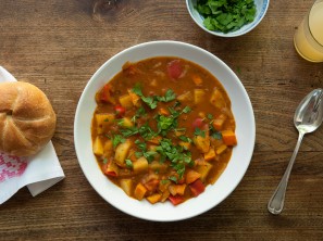 Kürbis Gulaschsuppe