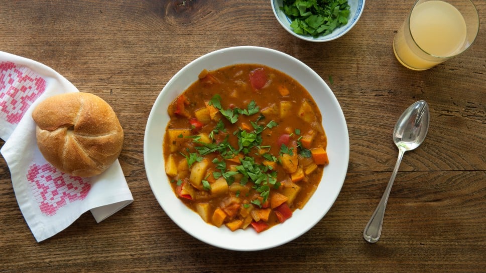 Kürbis Gulaschsuppe