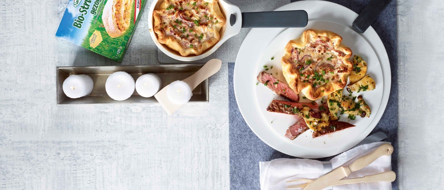 Raclette-Zwiebelkuchen