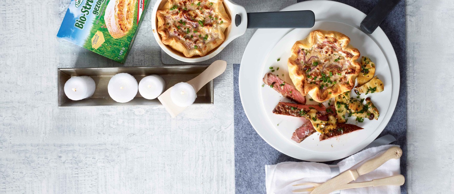Raclette-Zwiebelkuchen Raclette-Zwiebelkuchen