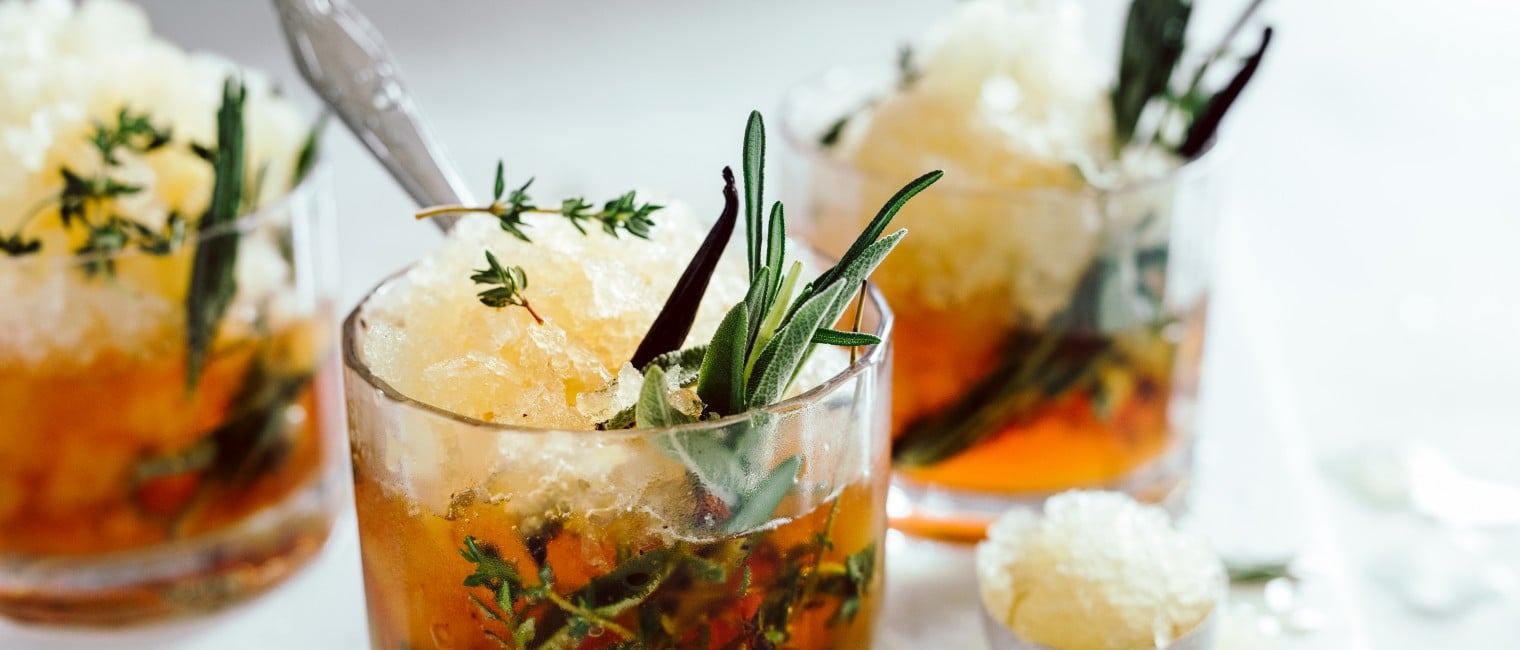 Bio Cola mit Zitrus-Granita