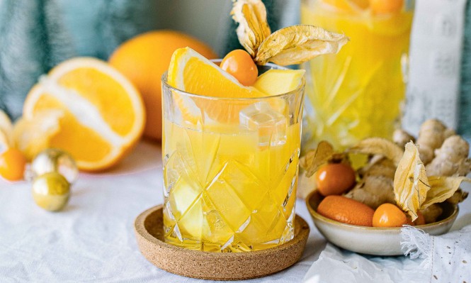Orange-Ingwer-Fizz