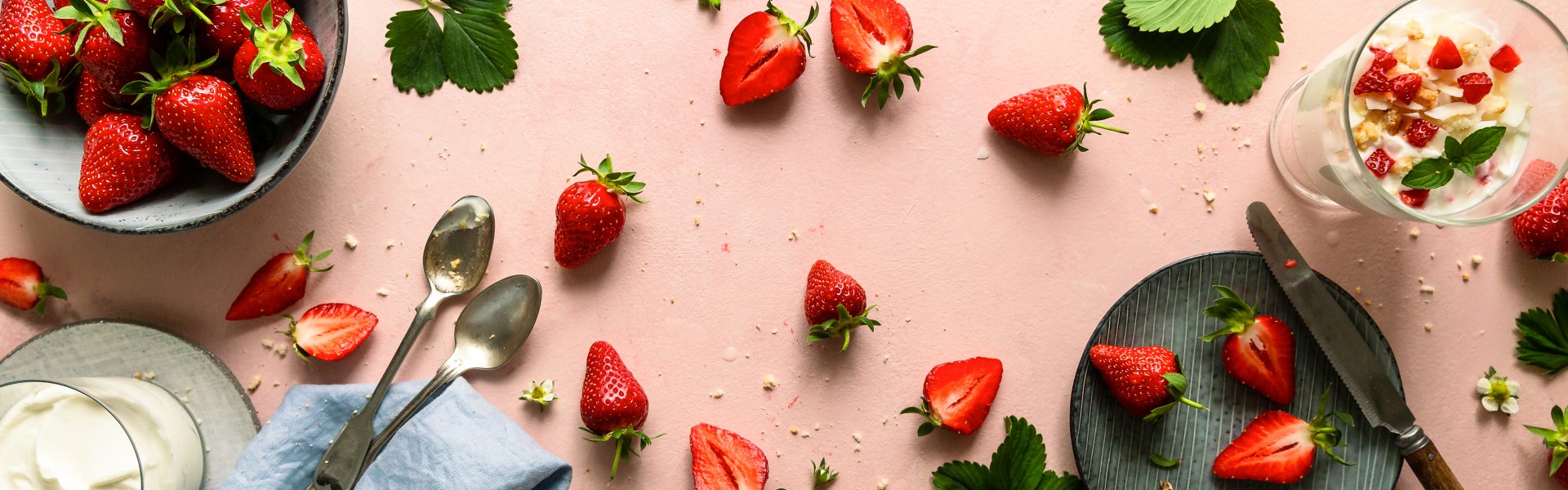 Erdbeeren, Erdbeerzeit, Inspiration, Header