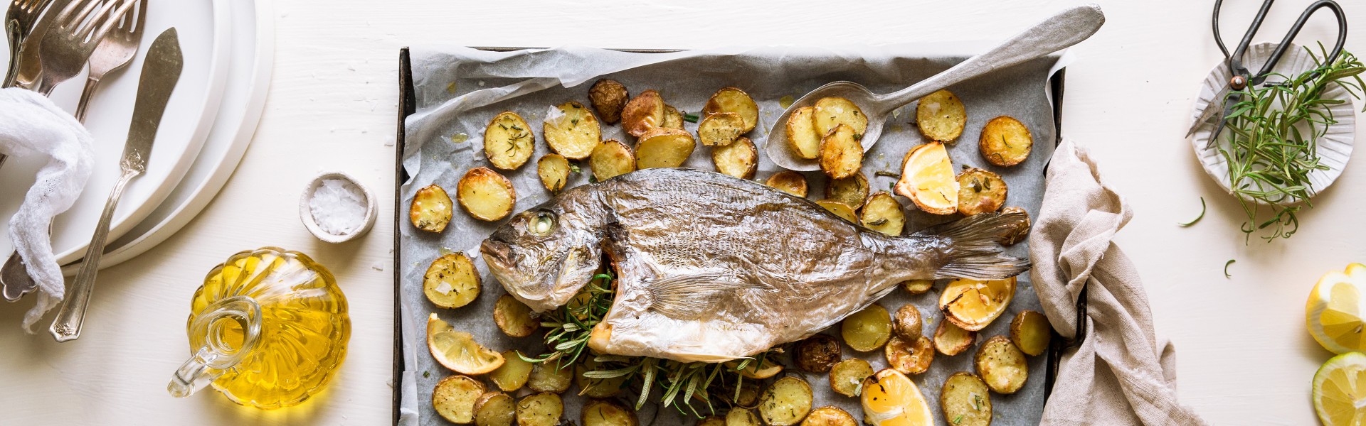 gebackener Fisch