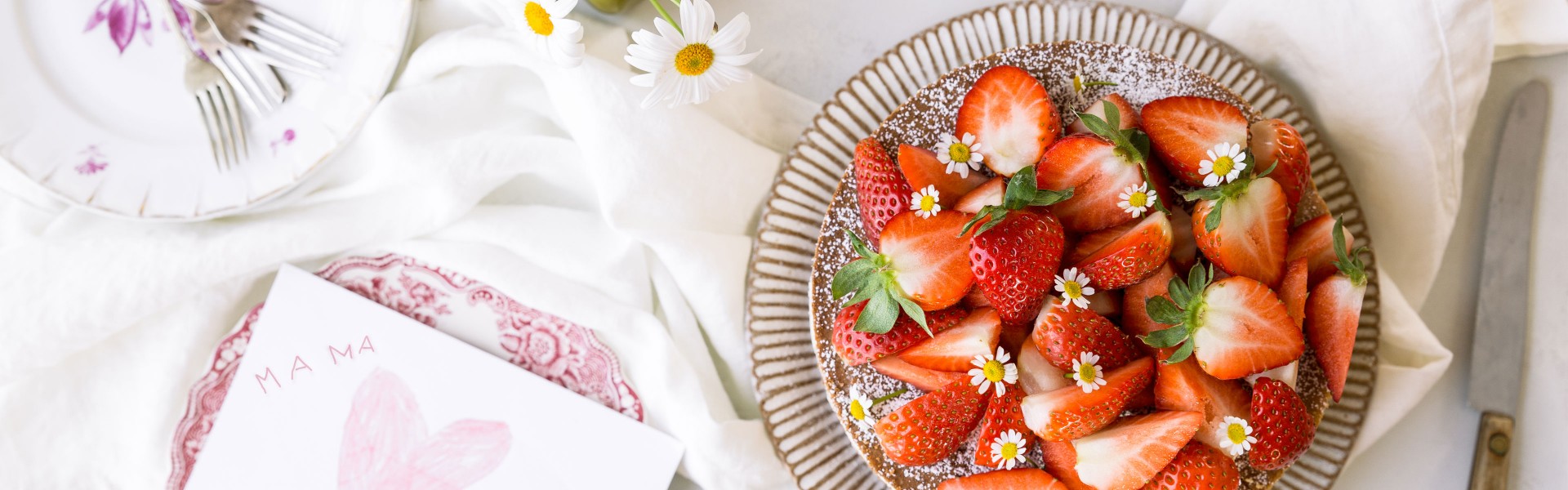 Muttertag Erdbeeren Inspiration