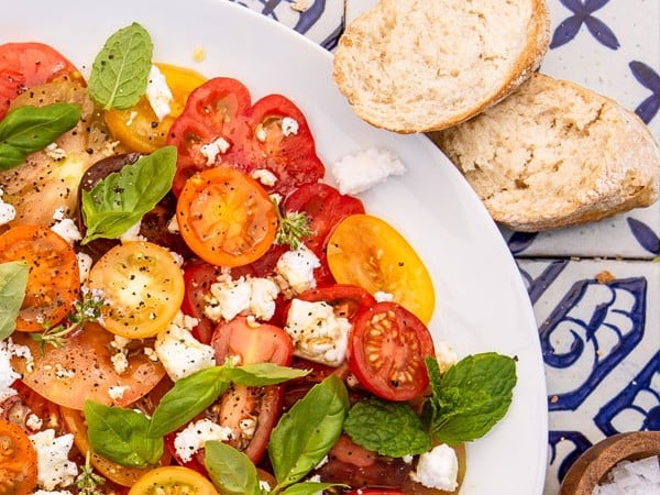 Sommerküche Tomaten Salat