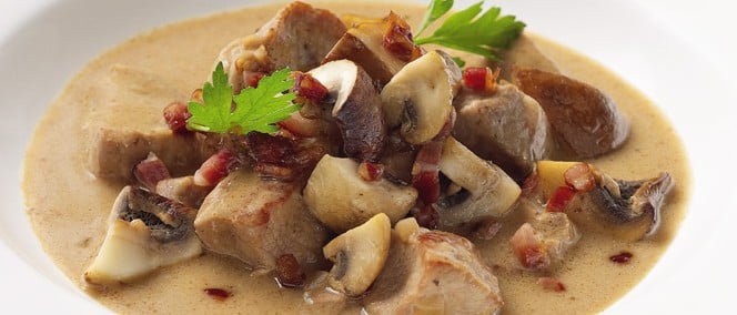 SPAR Mahlzeit! Kalbsragout mit Pilzen und Steinpilzaroma