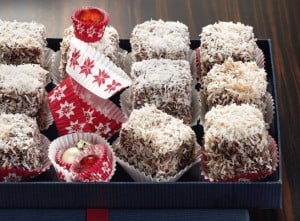 Lebkuchen Kokoswürfel