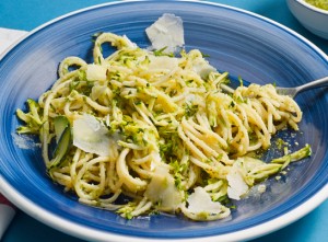 Spaghetti mit Zucchinipesto