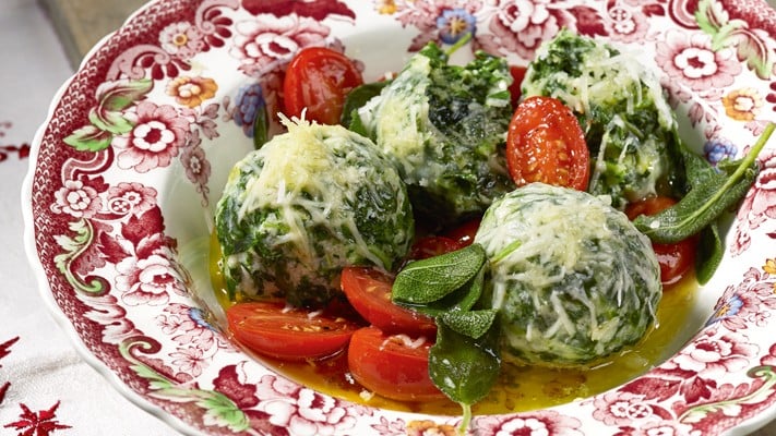 SPAR Mahlzeit Spinat Ricotta Knödel