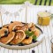 Bananen-Pancakes mit Apfelmus
