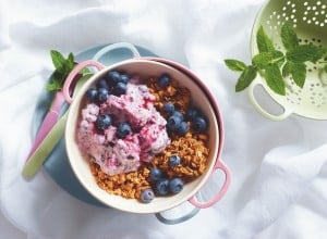 Nicecream mit Heidelbeeren