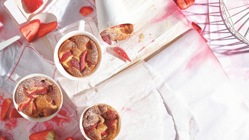 Erdbeeren-Marzipan-Auflauf