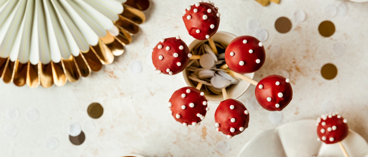 Glückspilz-Cakepops, Backen mit Christina 