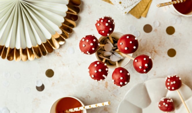 Glückspilz-Cakepops, Backen mit Christina 
