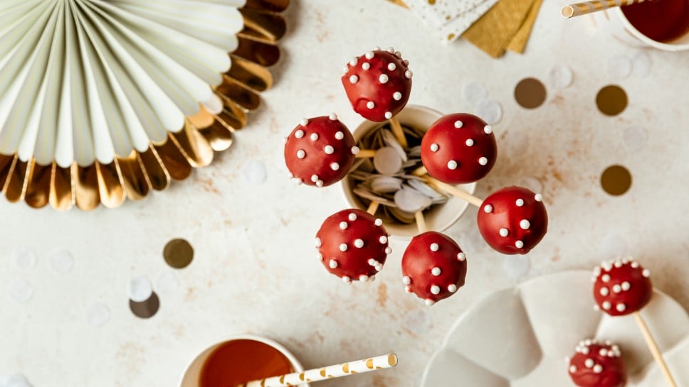 Glückspilz-Cakepops, Backen mit Christina 