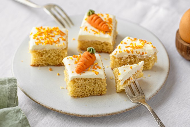 Karottenkuchen ohne Nüsse