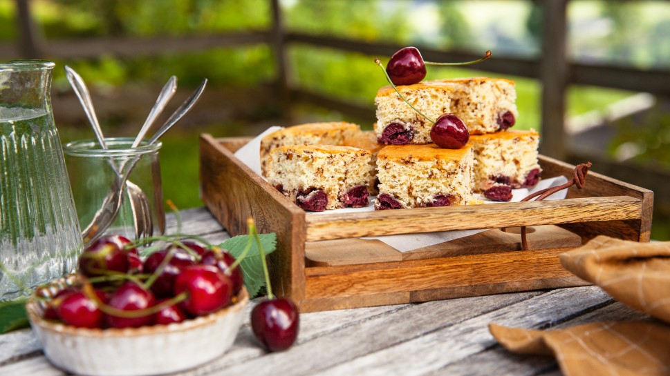 Kirsch-Schoko-Kuchen Backen mit Christina