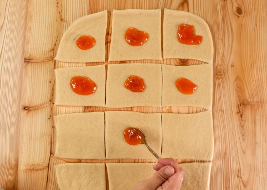 Buchteln Schritt 1 Buchteln Schritt 1