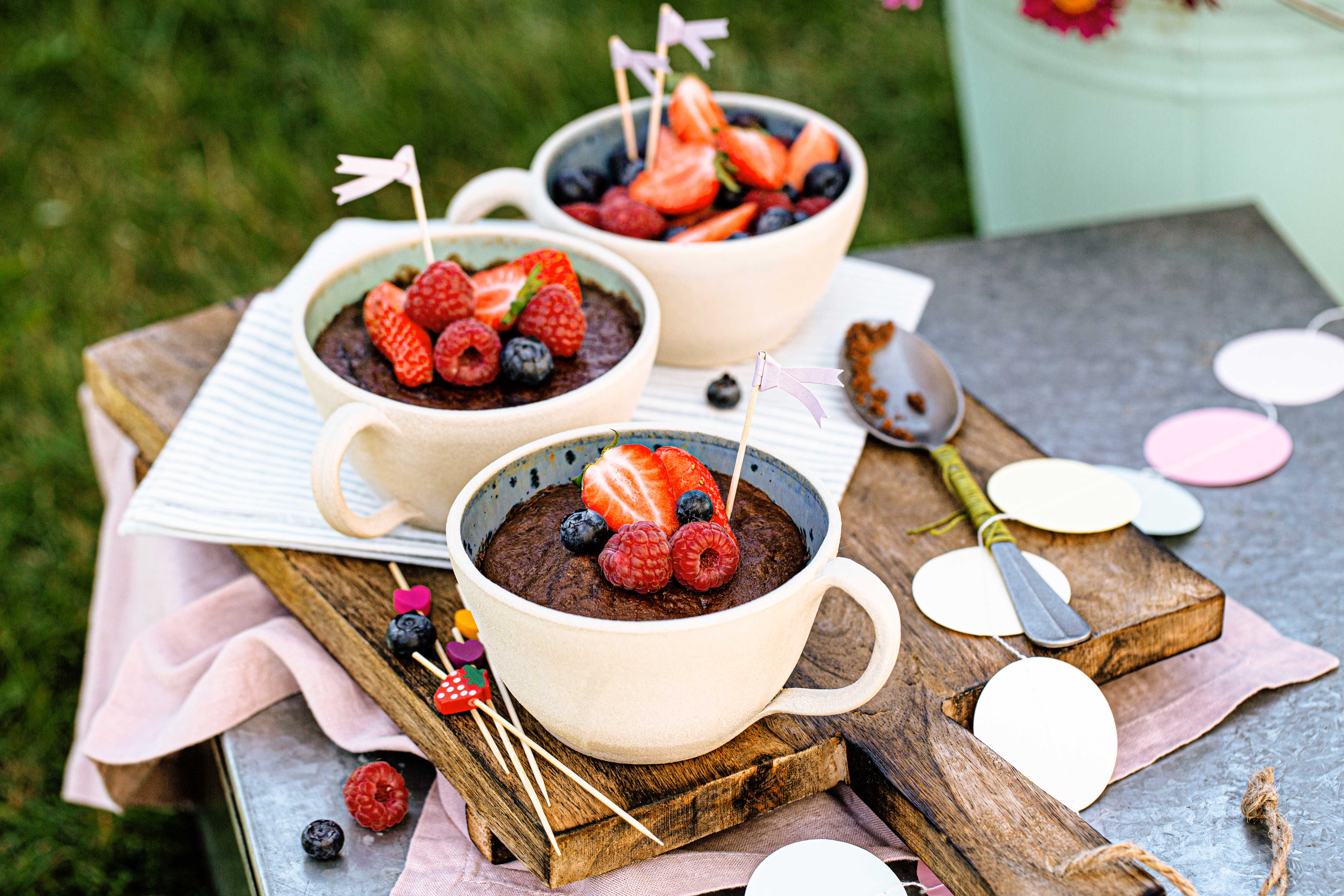 Tassenkuchen mit Beeren » Rezept | SPAR Mahlzeit!