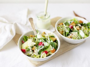 Frühlingssalat Vogerlsalat reloaded