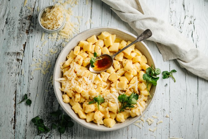 Gnocchi mit Butter und Parmesan