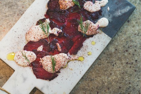 Rote-Rüben-Carpaccio