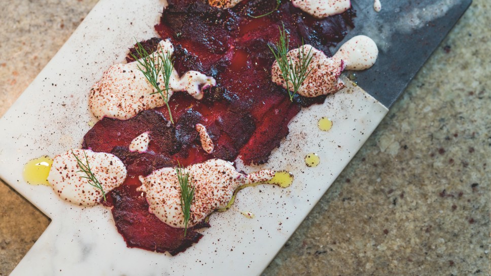 Rote-Rüben-Carpaccio