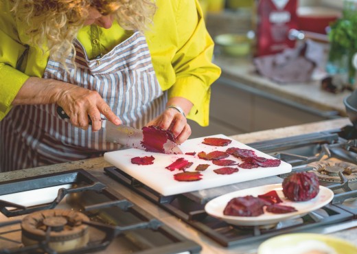 Rote-Rüben-Carpaccio Zubereitungsschritt 4 Rote-Rüben-Carpaccio Zubereitungsschritt 4
