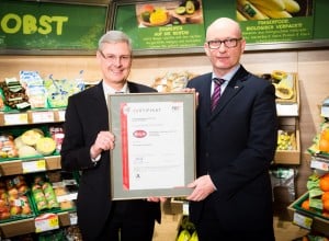 Übergabe des EnergieManagementAwards in der Spar Filiale Dr. Schoberstraße