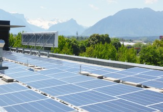 Photovoltaikanlage der Hauptzentrale in Salzburg