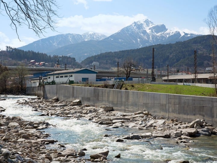 Fischrampe, Wasserkraft der Sill