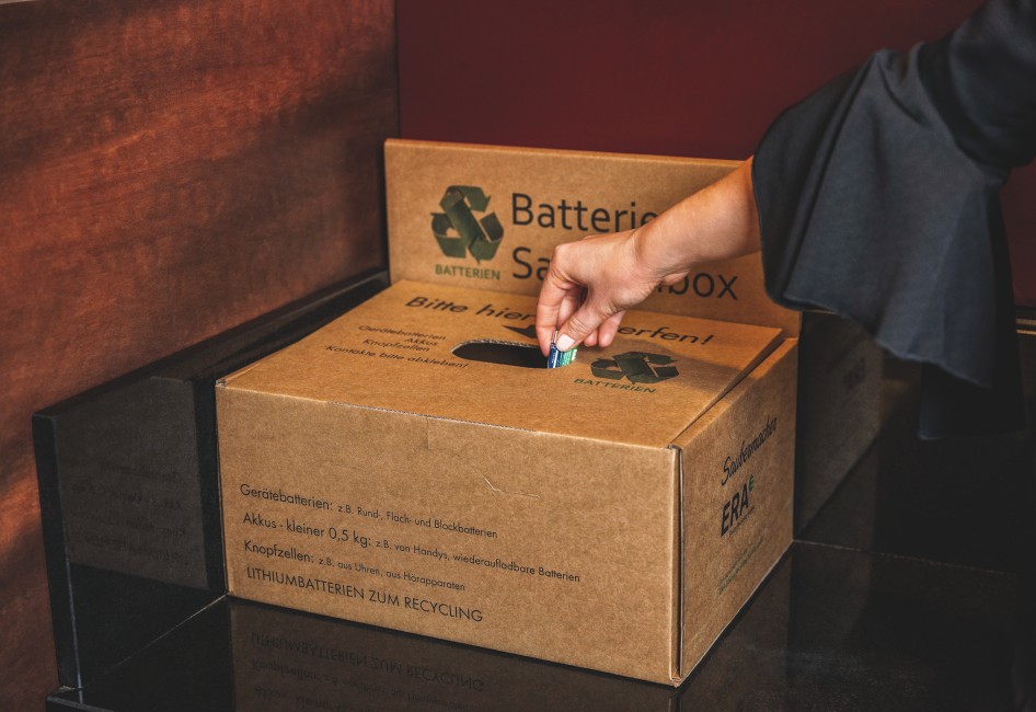 Batterien Sammelboxen