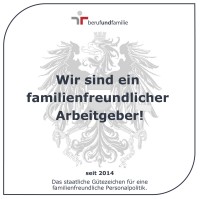 Gütezeichen Familienfreundlicher Arbeitgeber seit 2014