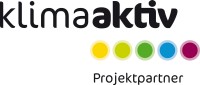 klimaaktiv Logo mit Punkten