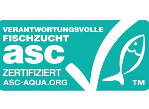 ASC Logo Querformat. Verantwortungsvolle Fischzucht