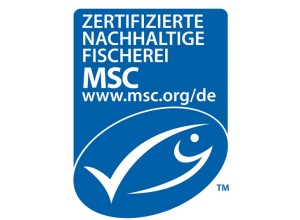 MSC Logo Hochformat. Zertifizierte nachhaltige Fischrei