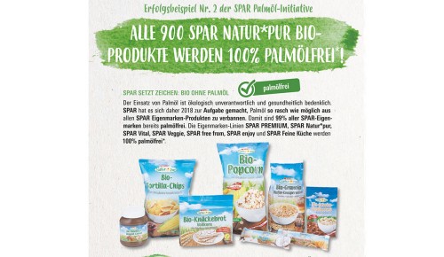 Palmölfreie Produkte