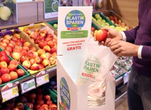 Gratis Papiersackerl bei Obst und Gemüse