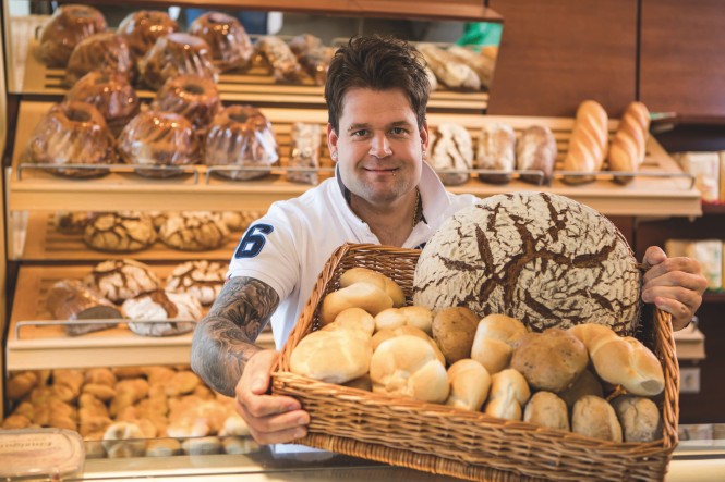 Bäckerei Brunner Wolfgang Kollmann in der Bäckerei Brunner