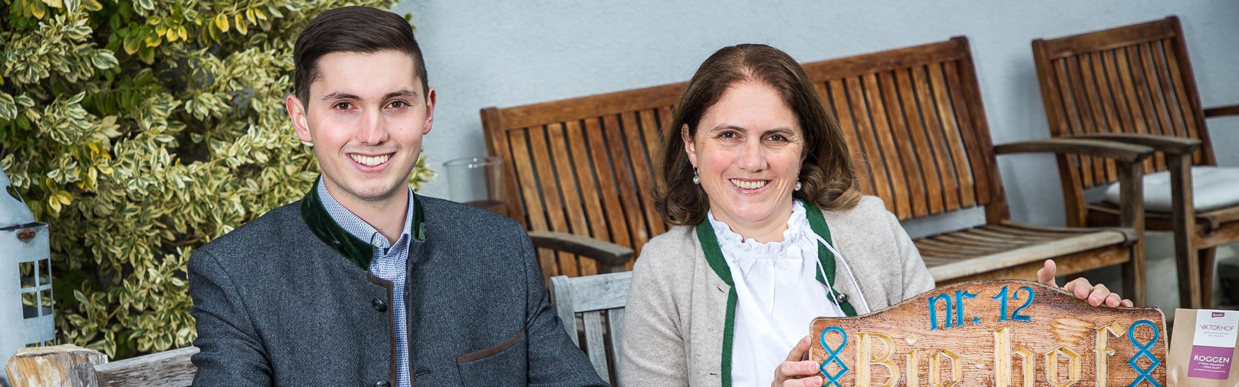 Barbara Prasser mit ihrem Sohn