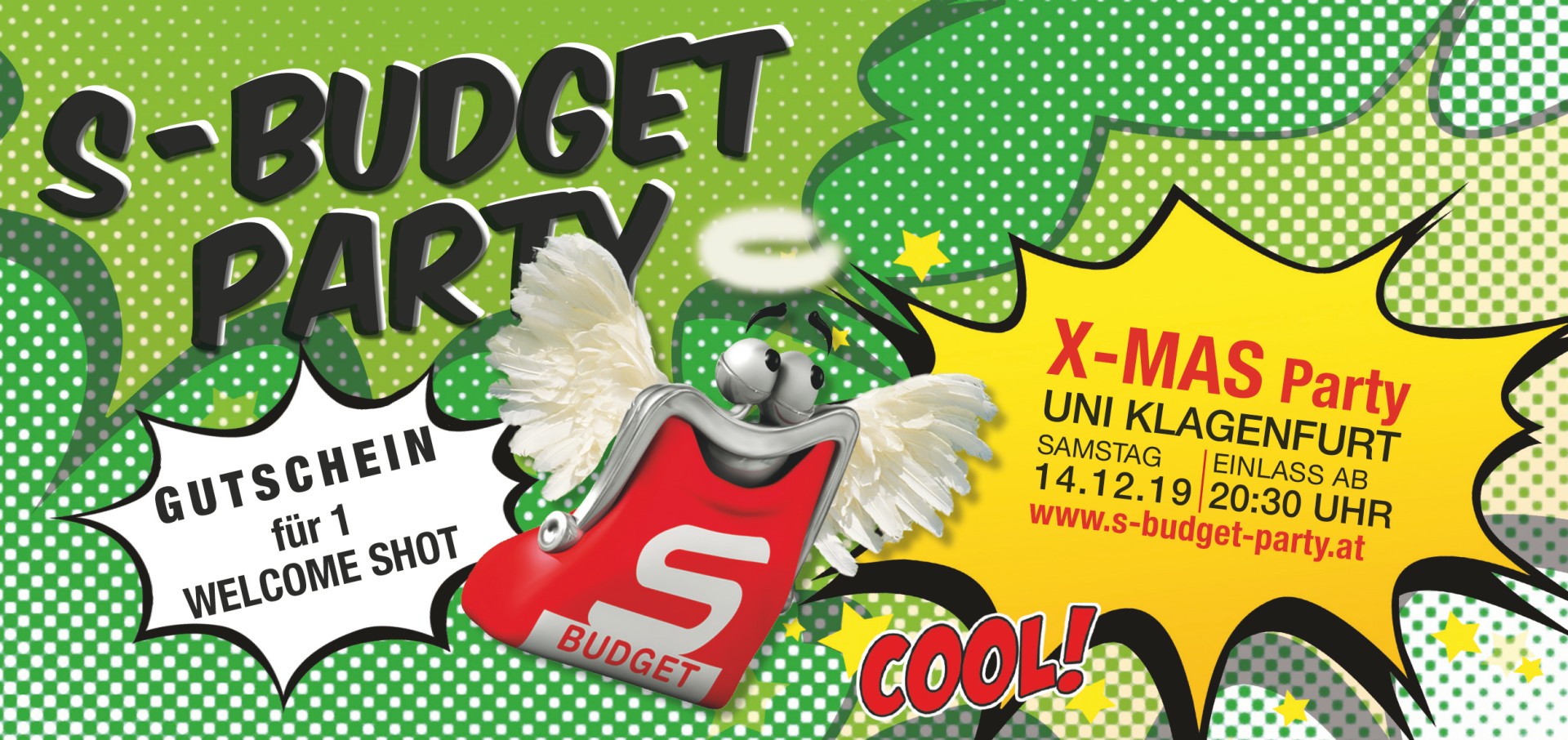 S-BUDGET Party 2019 X-MAS Party Uni Klagenfurt