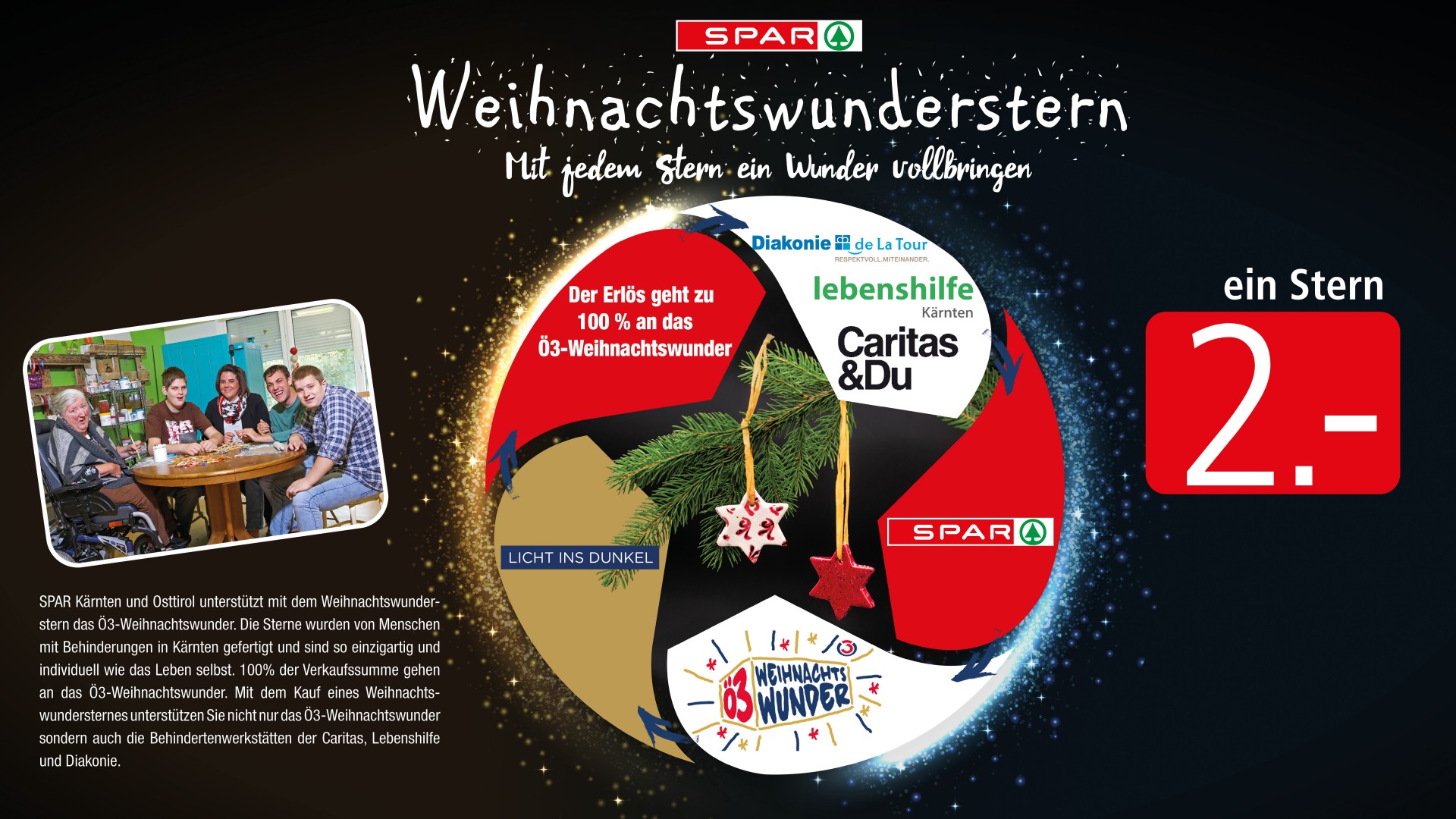 Weihnachtswunderstern Mit jedem Stern ein Wunder vollbringen