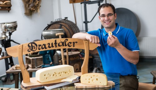 Kärntnermilch Drautaler Käse-Laibe