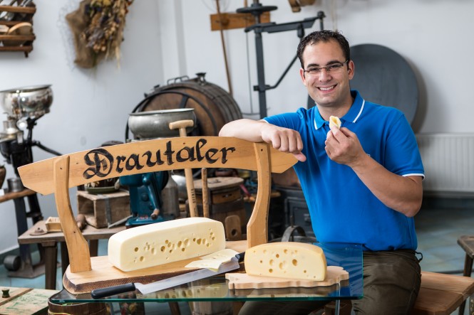 Kärntnermilch Drautaler Käse-Laibe