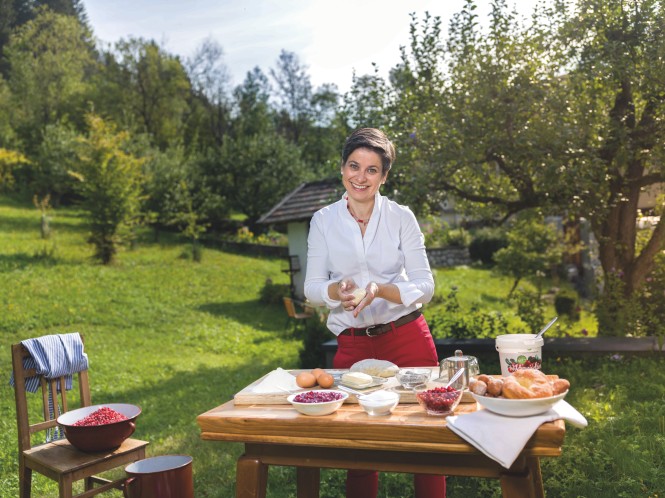 Unterweger Früchteküche Michaela Hysek- Unterweger im Garten