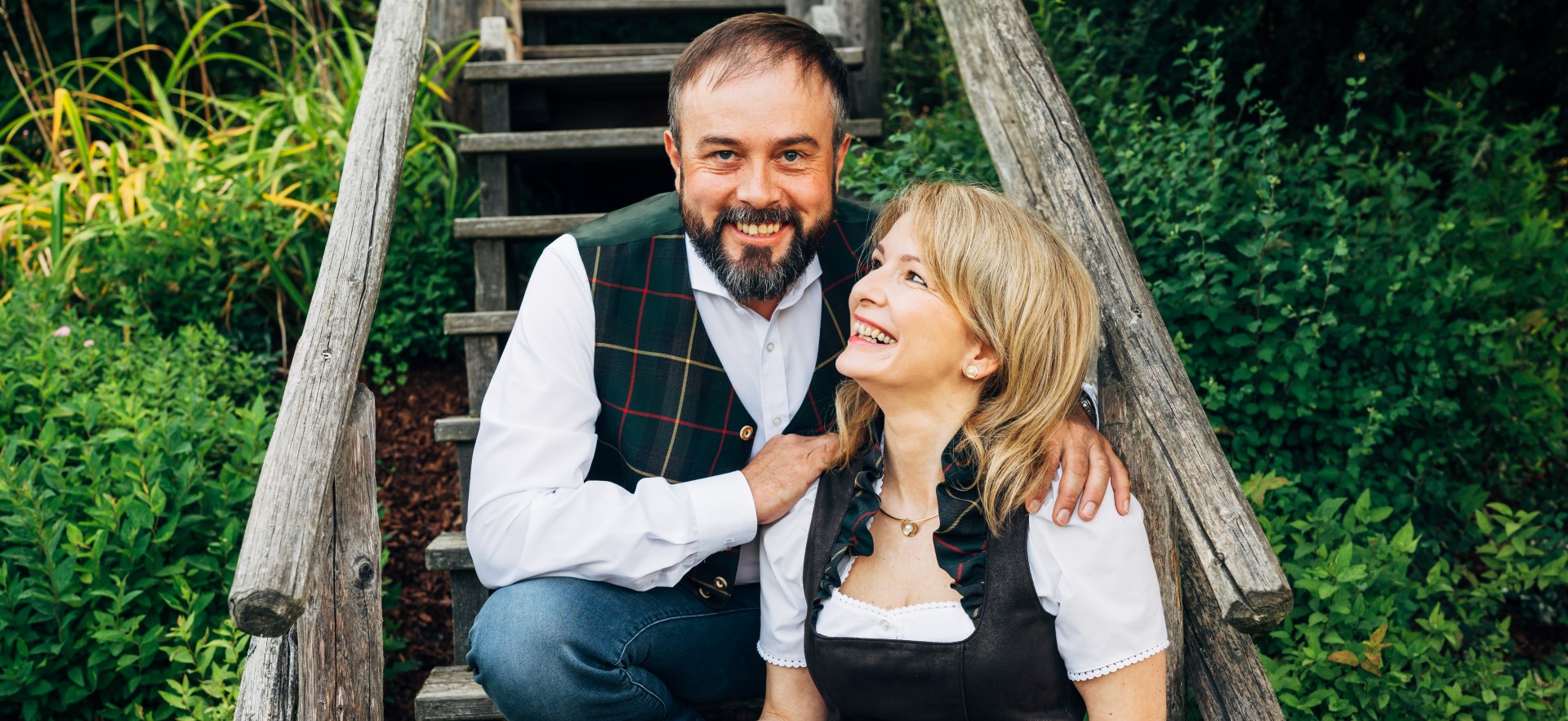 Molkeschwein Wilfried und Karoline Kogler vom Sonnleitn-Hof