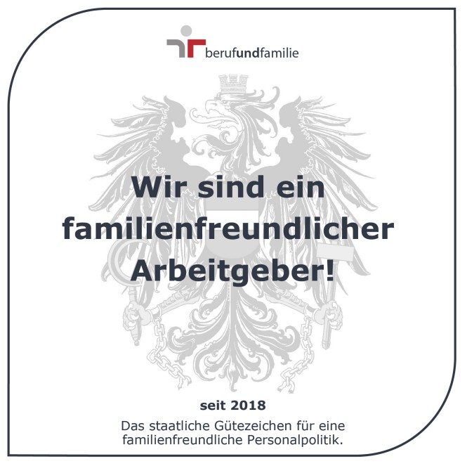 Gütezeichen familienfreundlicher Arbeitgeber SPAR ist ein familienfreundlicher Arbeitgeber