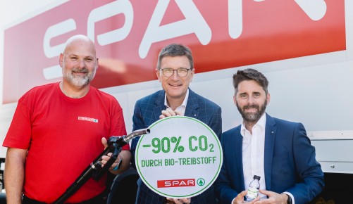 SPAR Zentrale St. Pölten reduziert Fuhrpark-Emissionen um bis zu 90 Prozent SPAR Zentrale St. Pölten reduziert Fuhrpark-Emissionen um bis zu 90 Prozent